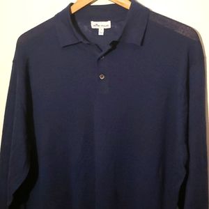 Peter Millar Deep Blue Men's Cardigan